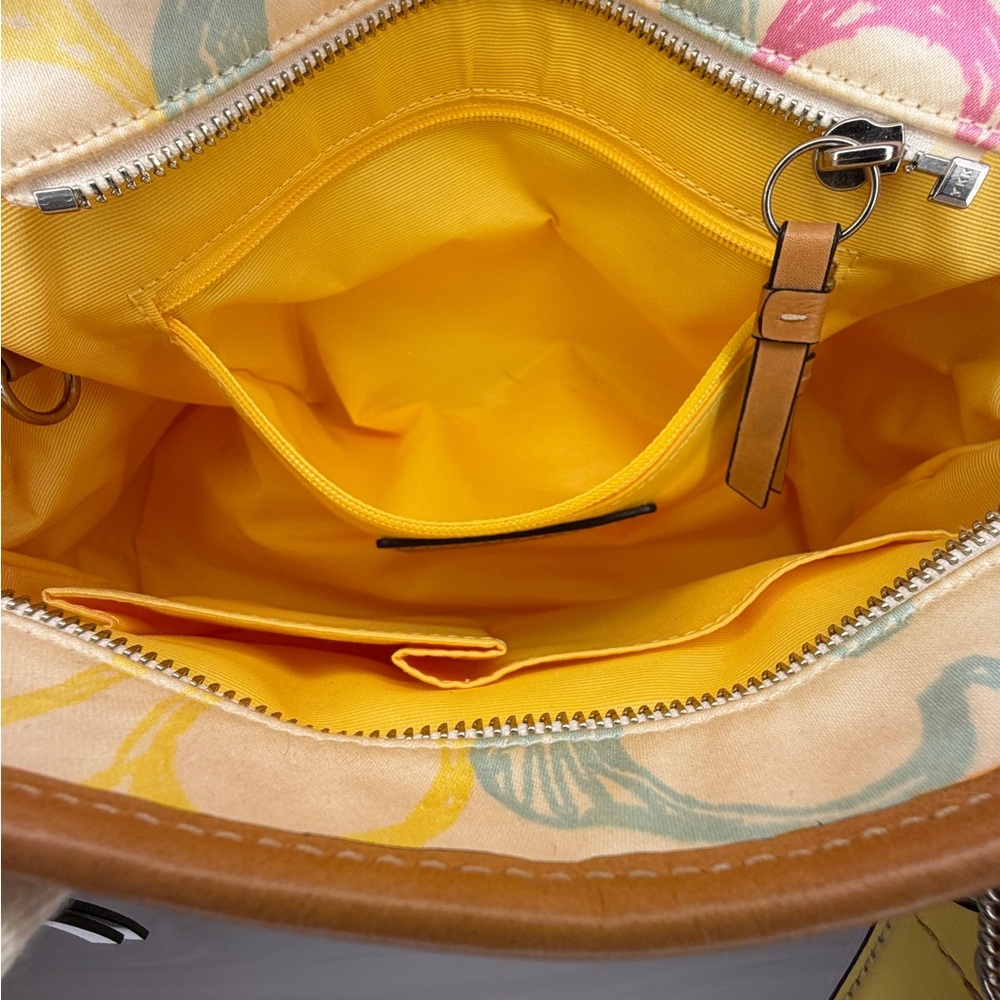 Coach Multicolor Signature Print Quilted Tote Bag | Full Inclusion - Picture 11 of 14